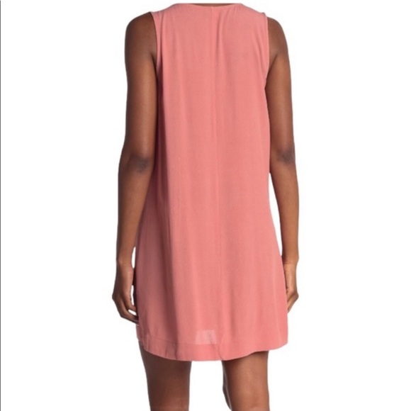 New! Madewell V-Neck Button Front Sleeveless Dress. Size 3X. Rose dust color - Picture 2 of 7